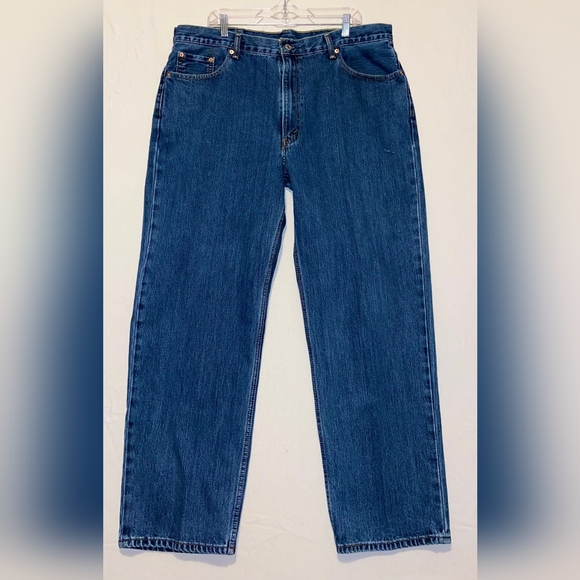 Levi's Men's Straight Blue Jeans 550 - Picture 5 of 8